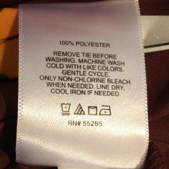 EXPRESS Portofino Balloon Sleeve Button down Blouse Medium missing scarf - Picture 4 of 8